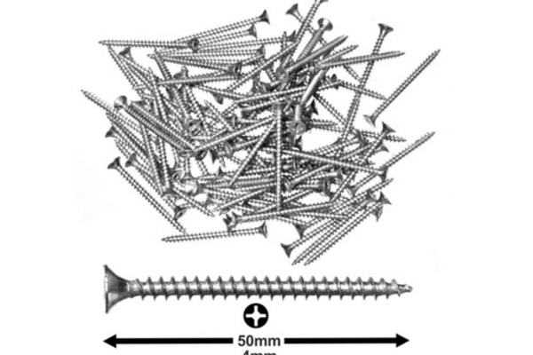 Box 4x50mm Wood Screws